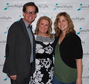 Porchlight Music Theatre Chicago Artistic Associate Rob Lindley, Anne Sheridan Smith (Dolores/Mrs Halloran/US Aggie Hurley) and Allison Bazarko Kirk (AKA "Foiled Again") @ BroadwayWorld Porchlight Music Theatre Chicago Artistic Associate Rob Lindley, Anne Sheridan Smith Photo