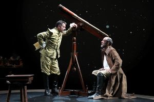 Steven Skybell, F. Murray Abraham. Photo Credit: Joan Marcus Photo