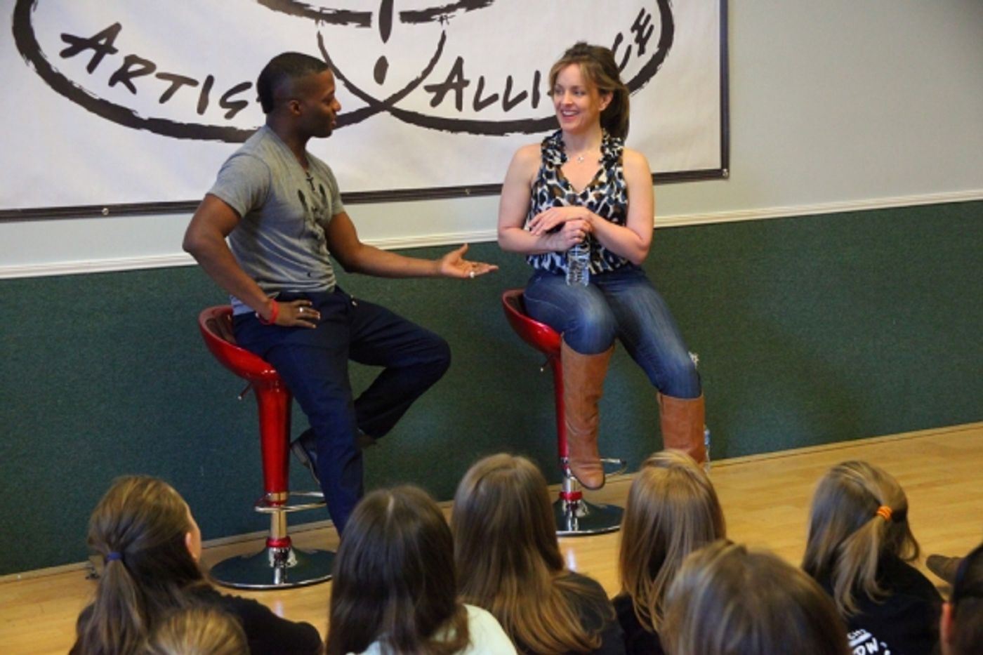 Photo Flash: Alice Ripley Surprises Students at Broadway Artists Alliance Workshop  Image