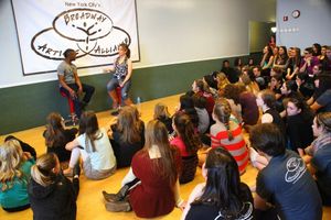 Alice Ripley and students @ BroadwayWorld Alice Ripley and students Photo