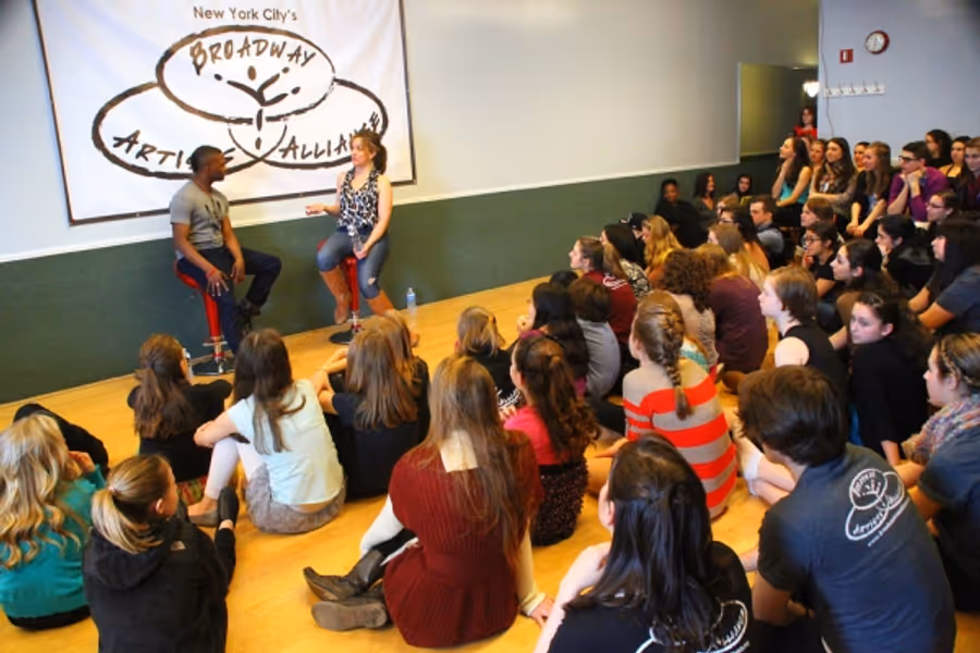 Photo Flash: Alice Ripley Surprises Students at Broadway Artists Alliance Workshop Image