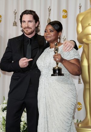 Christian Bale and Octavia Spencer Photo