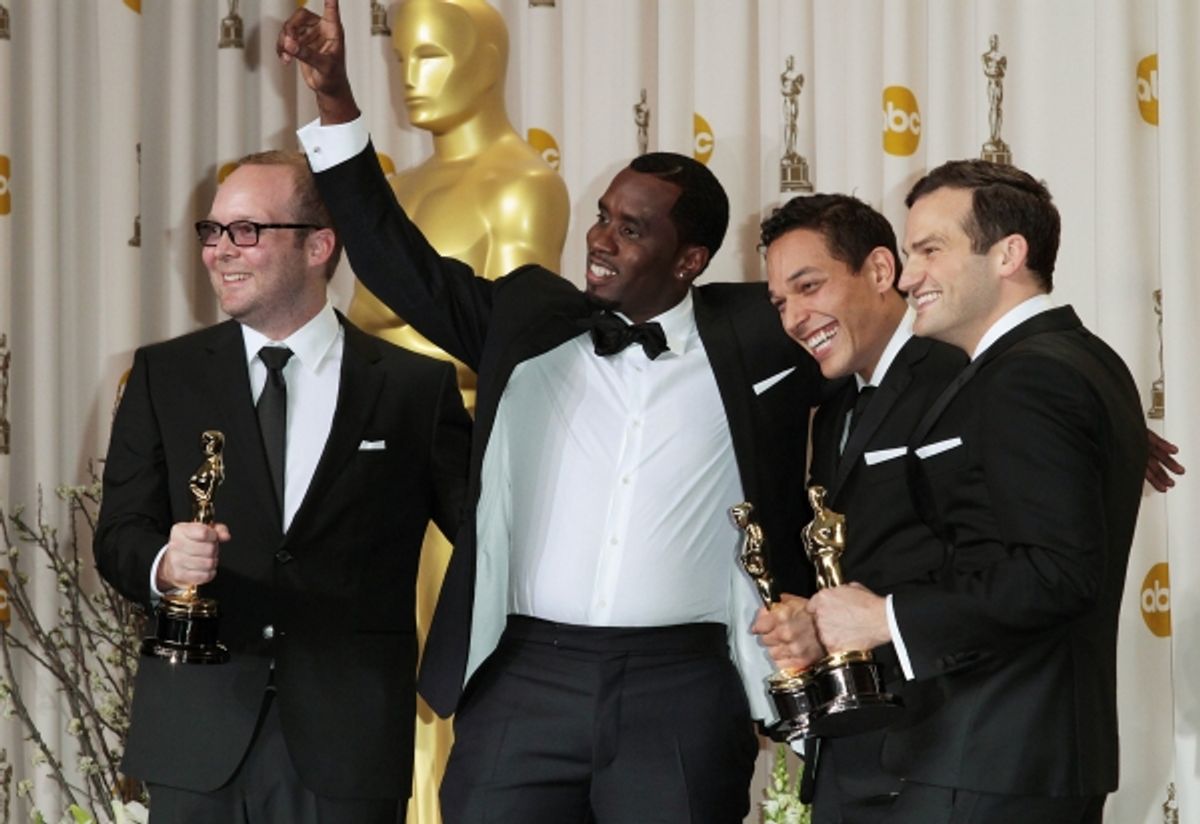 Producers Rich Middlemas and Sean Combs, and directors T.J. Martin and Dan Lindsay at 