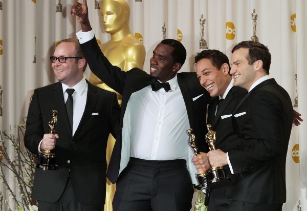 Producers Rich Middlemas and Sean Combs, and directors T.J. Martin and Dan Lindsay Photo