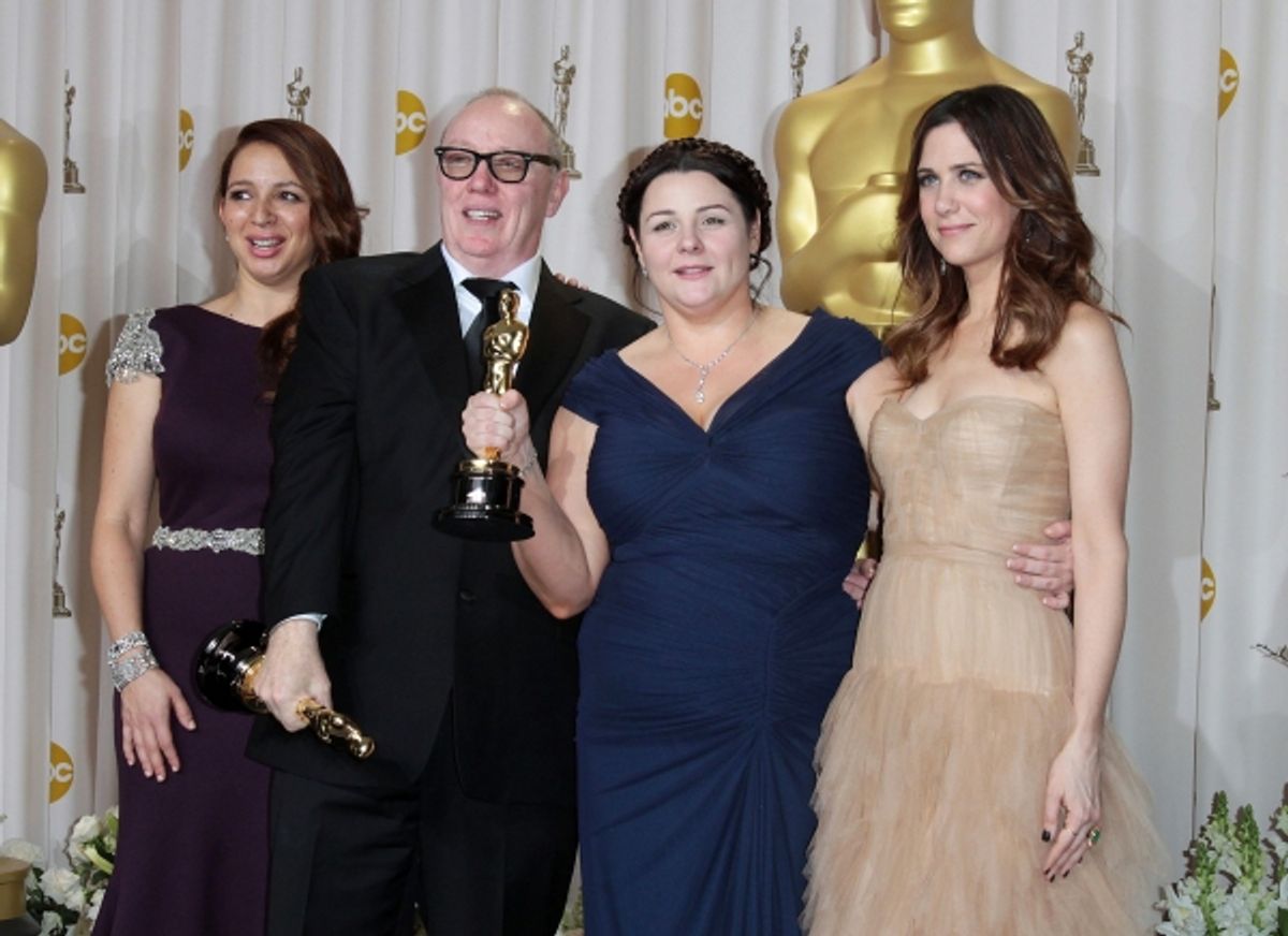 Maya Rudolph, filmmakers Oorlagh George and Terry George, and actress Kristen Wiig  at 