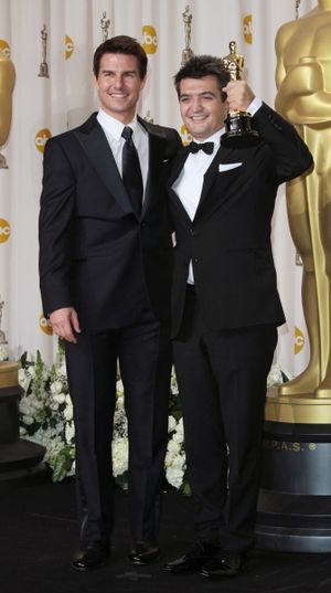 Tom Cruise and Ludovic Bource Photo