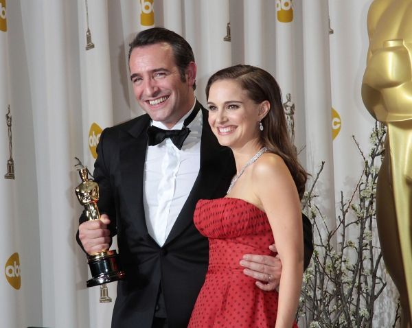 Jean Dujardin and Natalie Portman Photo