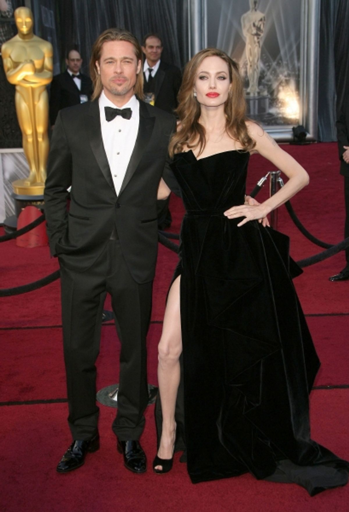 Brad Pitt and Angelina Jolie at 