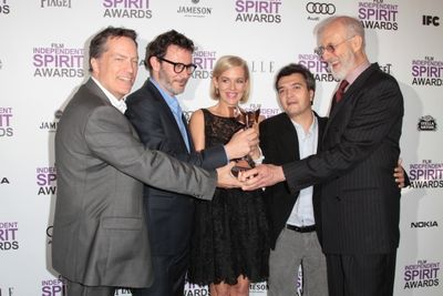 Richard Middleton, Michel Hazanavicius, Penelope Ann Miller,Thomas Langmann & James C Photo