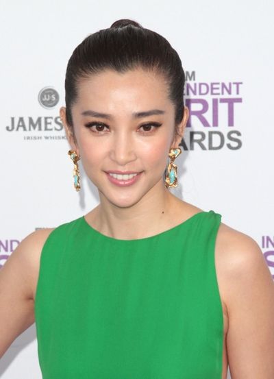 Li Bingbing pictured arriving at the 2012 Film Independent Spirit Awards in Santa Mon Photo