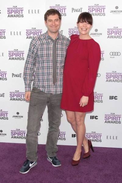 Mark Duplass pictured arriving at the 2012 Film Independent Spirit Awards in Santa Mo Photo