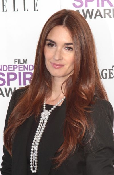 Paz Vega pictured arriving at the 2012 Film Independent Spirit Awards in Santa Monica Photo