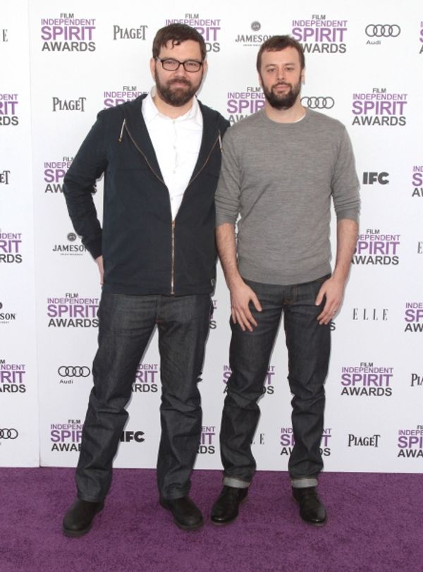 Jay Van Hoy & Lars Knudsen pictured arriving at the 2012 Film Independent Spirit Awar Photo