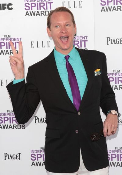 Carson Kressley pictured arriving at the 2012 Film Independent Spirit Awards in Santa Photo