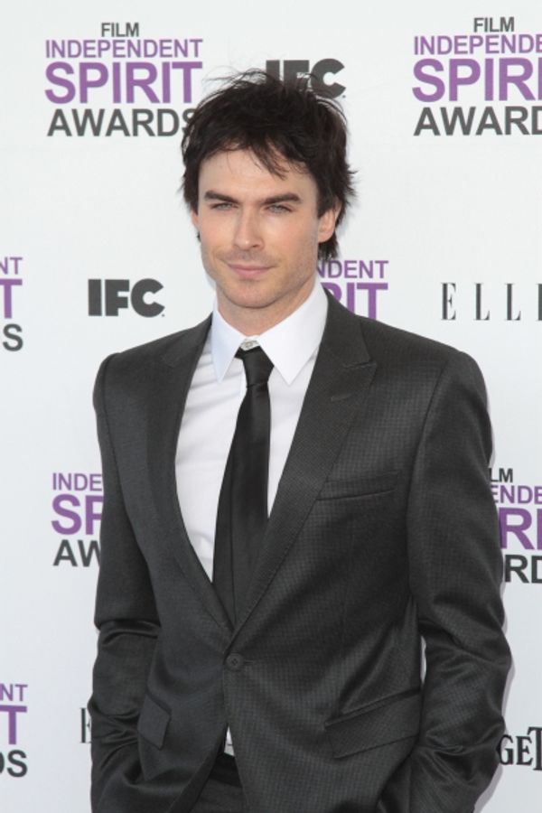 Ian Somerhalder pictured arriving at the 2012 Film Independent Spirit Awards in Santa Photo