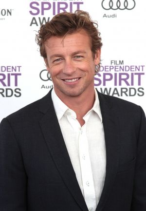 Simon Baker pictured arriving at the 2012 Film Independent Spirit Awards in Santa Mon Photo