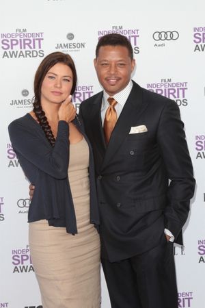 Terrence Howard pictured arriving at the 2012 Film Independent Spirit Awards in Santa Photo