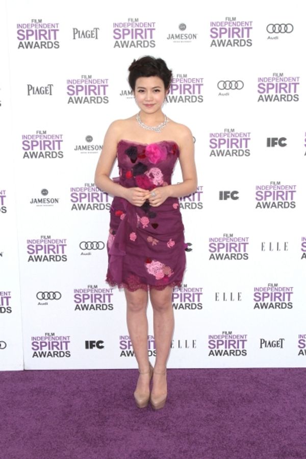 Michelle Chen pictured arriving at the 2012 Film Independent Spirit Awards in Santa M Photo