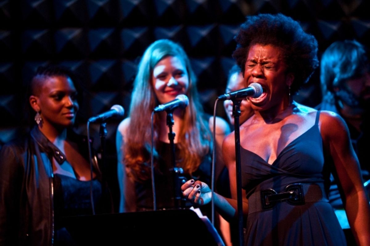 Starr Busby, Catherine Brookman and Uzo Aduba at 