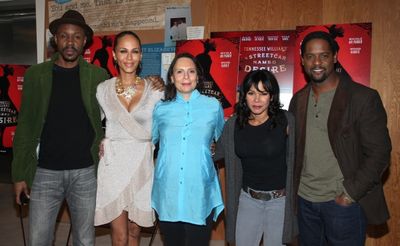 Wood Harris, Nicole Ari Parker, Director Emily Mann, Daphne Rubin-Vega & Blair Underw Photo