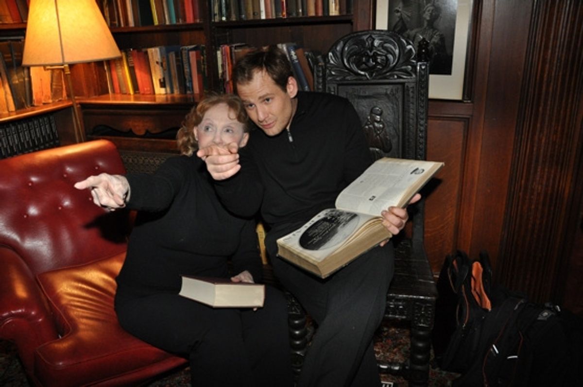 Charlotte Moore and Chad Kimball at 