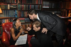 Nikki M. James, Chad Kimball and David Staller Photo