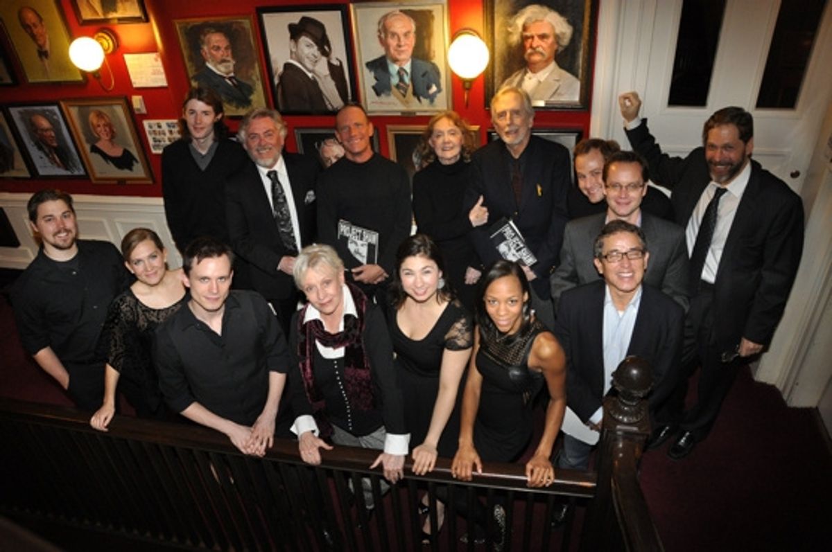 Blake Daniel, Daniel Davis, David Drake, Charlotte Moore, Fritz Weaver, Chad Kimball, Michael Riedel, David Staller, Christian Delcroix, Lora Lee Gayer, Will Bradley, Roberta Maxwell, Rebecca Hoffman, Nikki M. James and Patrick Pacheco at 