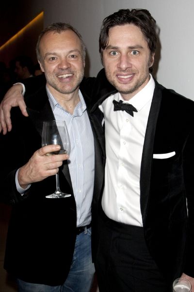 Graham Norton and Zach Braff
 Photo