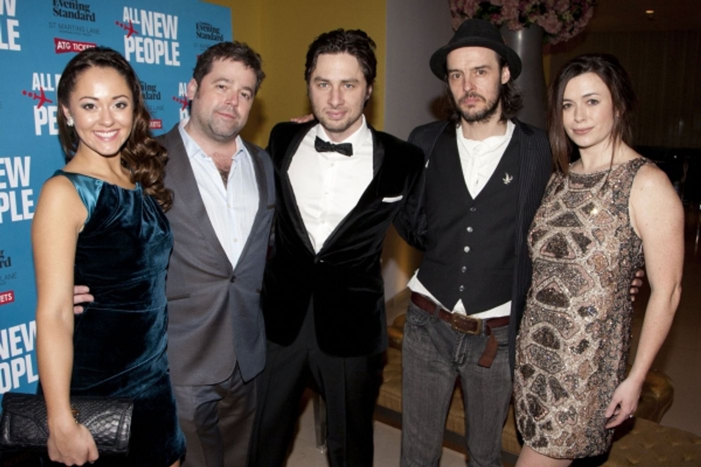Photo Flash: Zach Braff, et al. at ALL NEW PEOPLE Opening Night!  Image