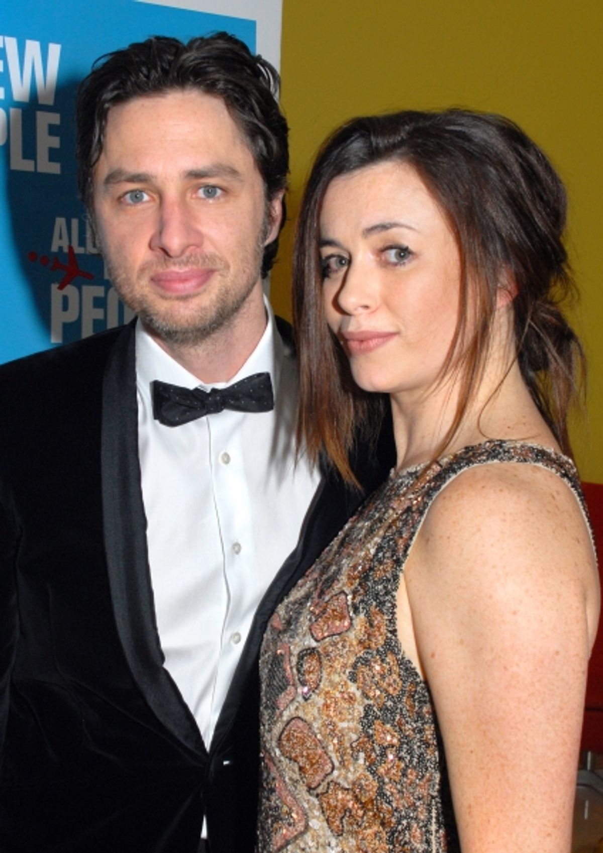 Zach Braff and Eve myles at 