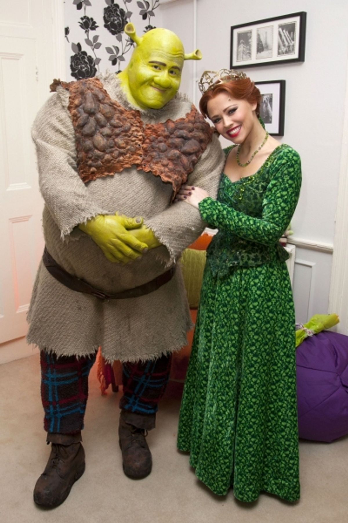 Dean Chisnall and Kimberley Walsh'Shrek the Musical' new cast photocall, Theatre Royal Drury Lane, London, Britain - 29 Feb 2012Dean Chisnall and Kimberley Walsh at 