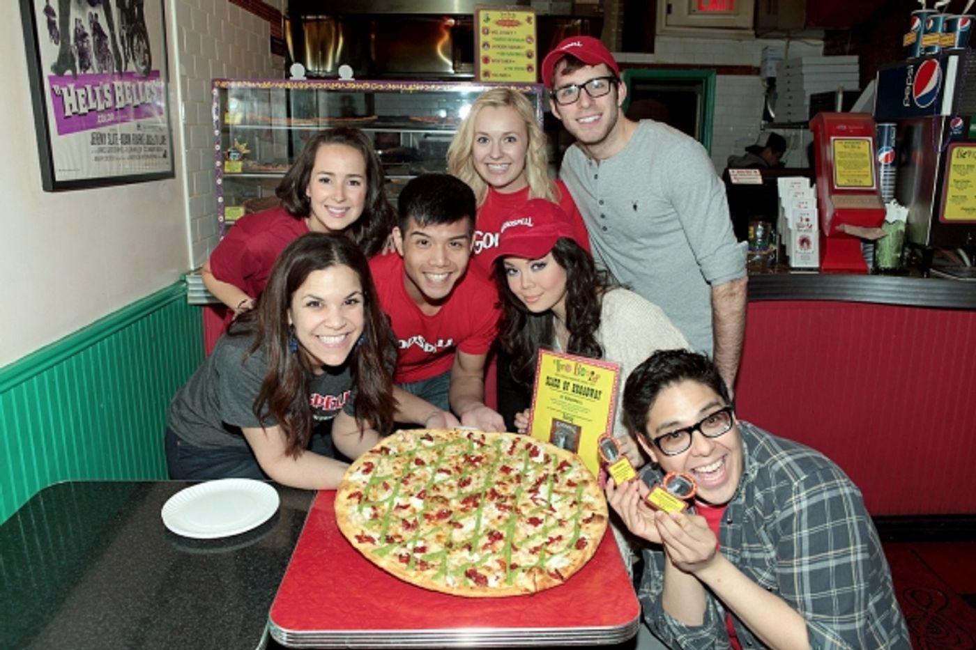 Photo Flash: Hunter Parrish, Lindsay Mendez, et al. Gather for Two Boots's GODSPELL- Inspired Pizza Photo Flash: Hunter Parrish, Lindsay Mendez, et al. Gather for Two Boots's GODSPELL- Inspired Pizza Image