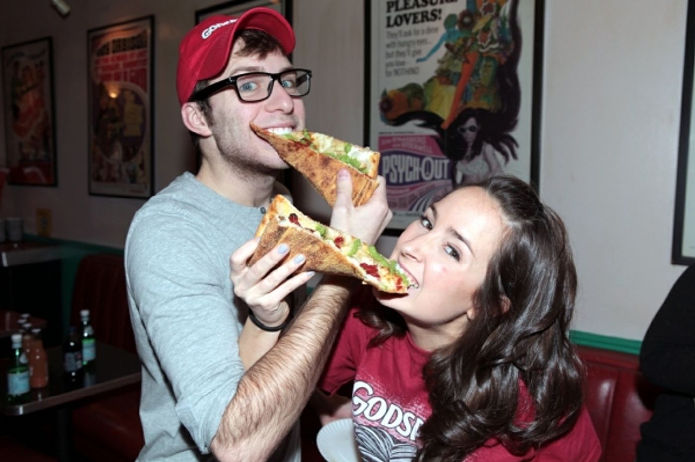Photo Flash: Hunter Parrish, Lindsay Mendez, et al. Gather for Two Boots's GODSPELL- Inspired Pizza Photo Flash: Hunter Parrish, Lindsay Mendez, et al. Gather for Two Boots's GODSPELL- Inspired Pizza Image