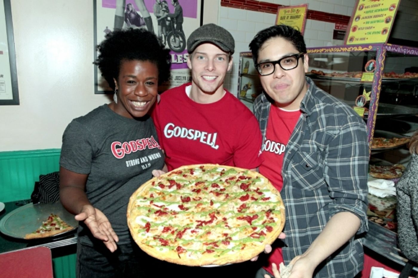 Photo Flash: Hunter Parrish, Lindsay Mendez, et al. Gather for Two Boots's GODSPELL- Inspired Pizza Photo Flash: Hunter Parrish, Lindsay Mendez, et al. Gather for Two Boots's GODSPELL- Inspired Pizza Image