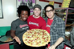 Uzo Aduba, Hunter Parrish and George Salazar @ BroadwayWorld Uzo Aduba, Hunter Parrish and George Salazar Photo