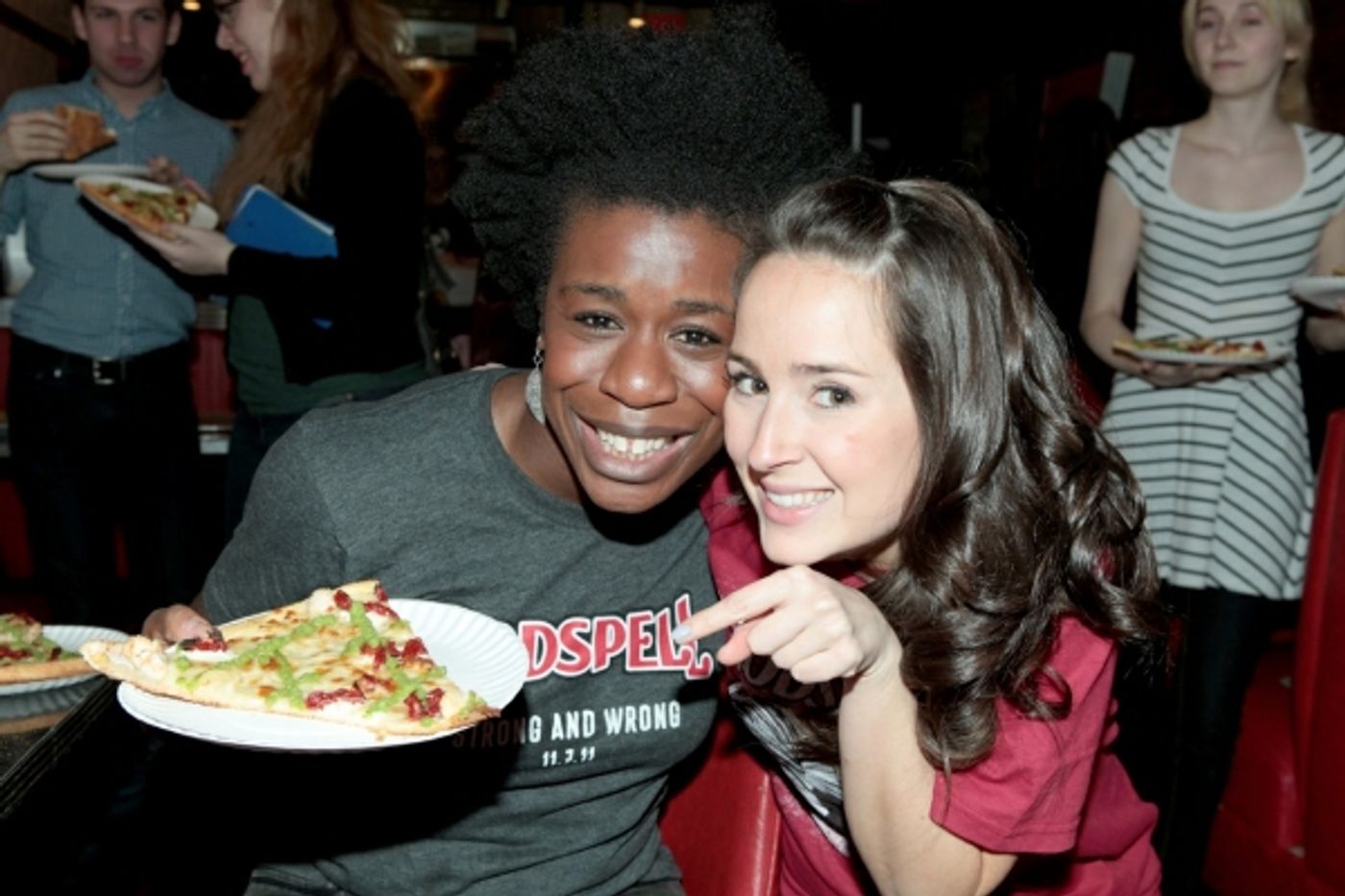 Photo Flash: Hunter Parrish, Lindsay Mendez, et al. Gather for Two Boots's GODSPELL- Inspired Pizza Photo Flash: Hunter Parrish, Lindsay Mendez, et al. Gather for Two Boots's GODSPELL- Inspired Pizza Image