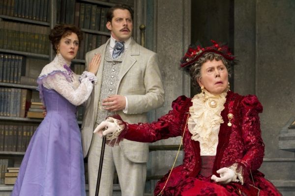 Sarah Topham, David Furr, and Brian Bedford in 'The Importance of Being Earnest' Photo