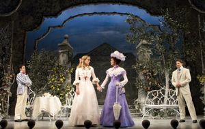 Santino Fontana, Charlotte Parry, Sarah Topham, and David Furr in 'The Importance of Being Earnest' @ BroadwayWorld Santino Fontana, Charlotte Parry, Sarah Topham, and David Furr in 'The Importance of Photo
