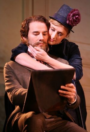 Daniel Evans and Jenna Russell in 'Sunday in the Park with George' @ BroadwayWorld Daniel Evans and Jenna Russell in 'Sunday in the Park with George' Photo