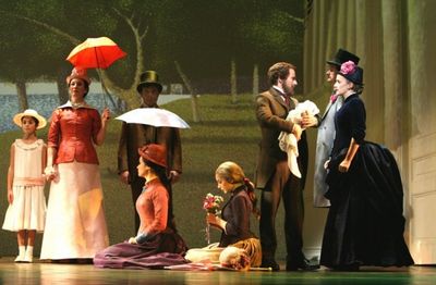 Daniel Evans and Jenna Russell in 'Sunday in the Park with George' Photo