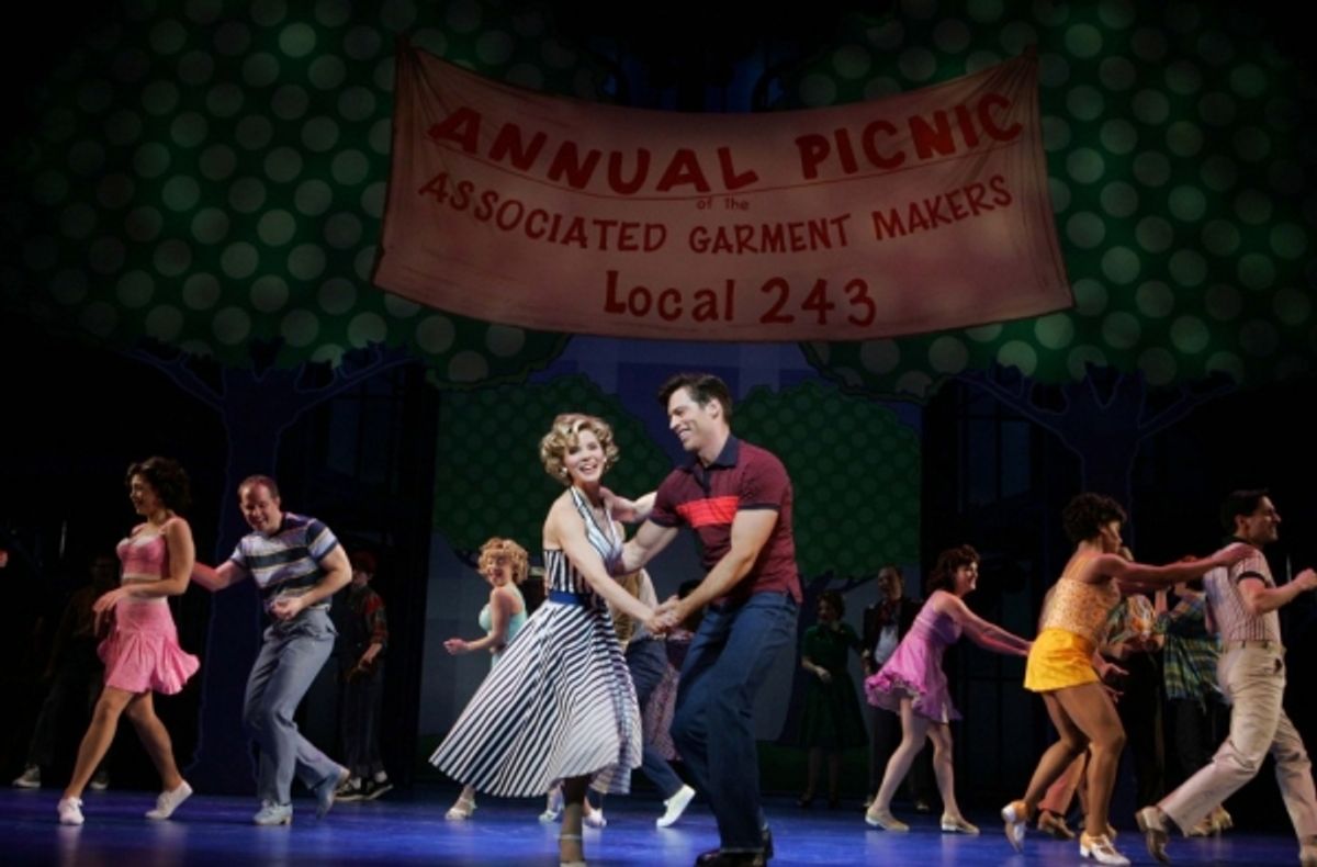 Kelli O'Hara, Harry Connick Jr., and the cast of 'The Pajama Game' at 