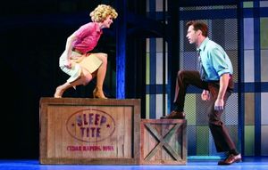 Kelli O'Hara, Harry Connick Jr., and the cast of 'The Pajama Game' Photo