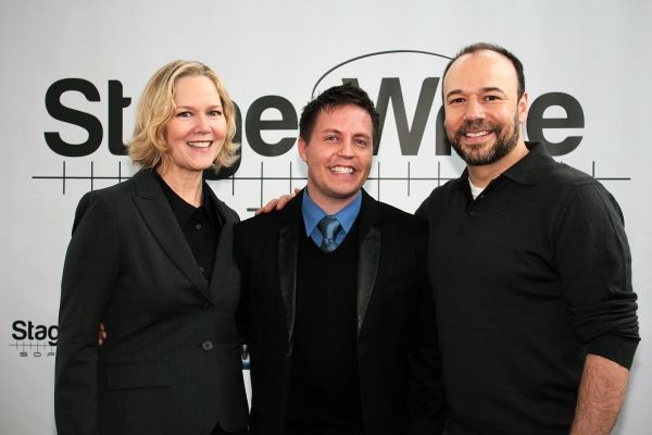 Rebecca Luker, Jeff Whiting, Danny Burstein Photo