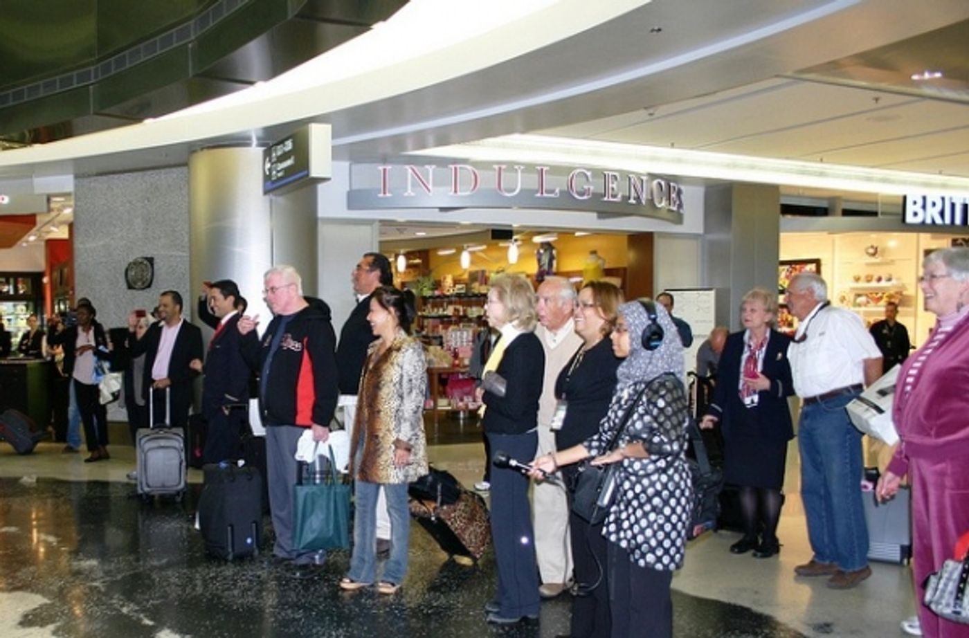 Photo Flash: Florida Grand Opera's Flash Mob at Miami Airport Photo Flash: Florida Grand Opera's Flash Mob at Miami Airport Image