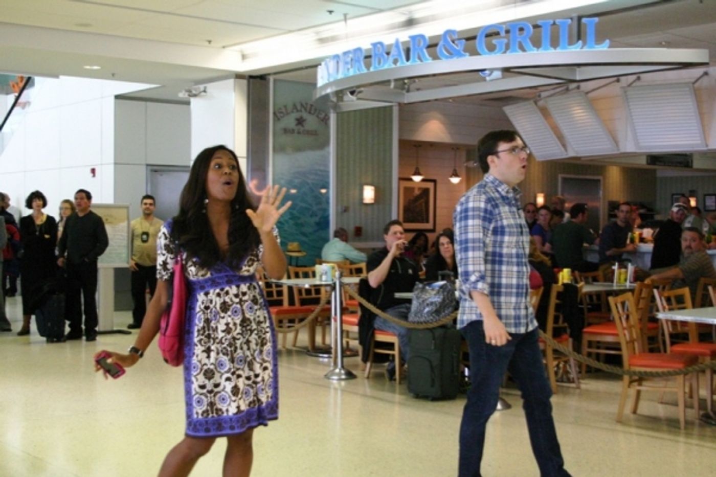 Photo Flash: Florida Grand Opera's Flash Mob at Miami Airport Photo Flash: Florida Grand Opera's Flash Mob at Miami Airport Image