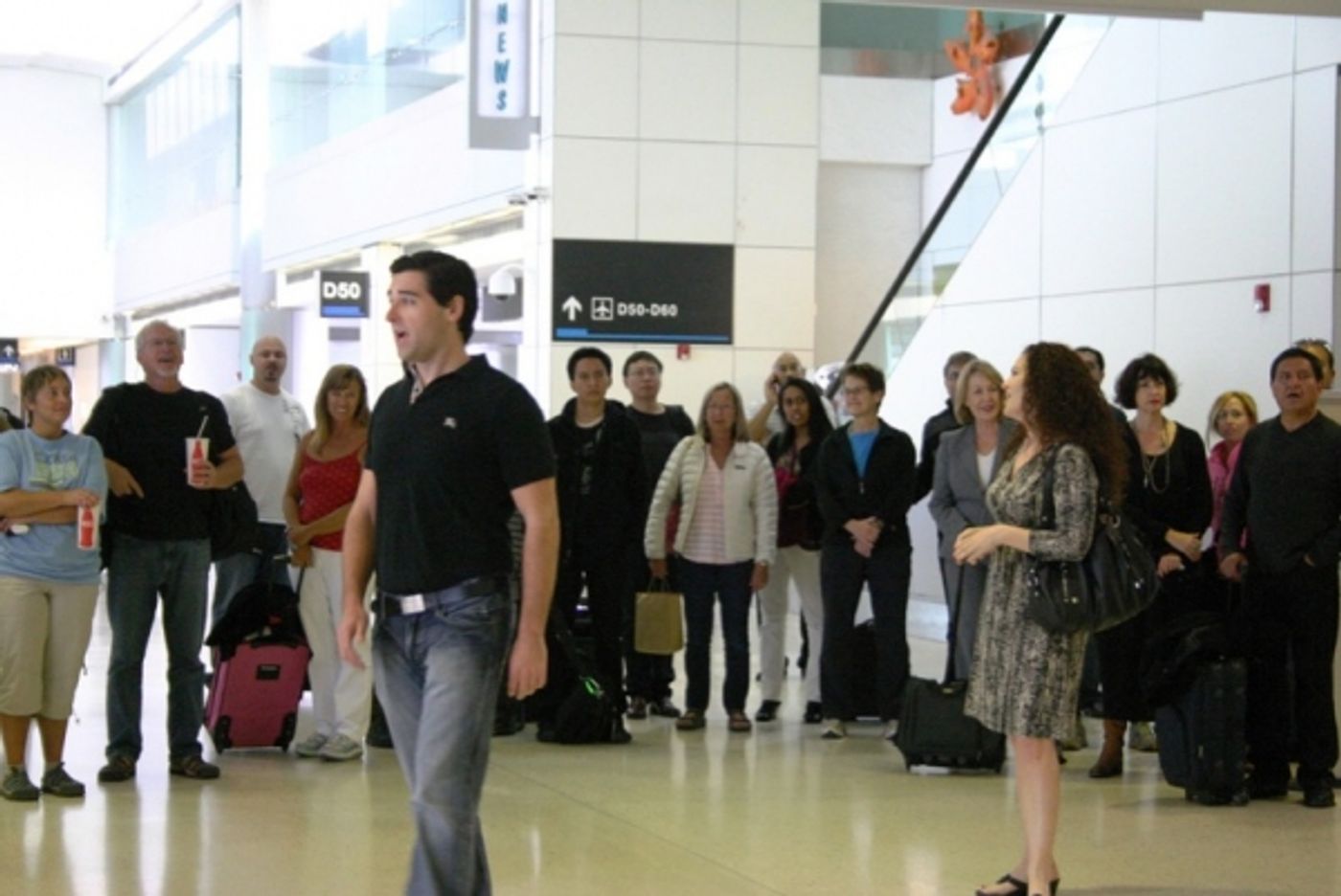 Photo Flash: Florida Grand Opera's Flash Mob at Miami Airport Photo Flash: Florida Grand Opera's Flash Mob at Miami Airport Image