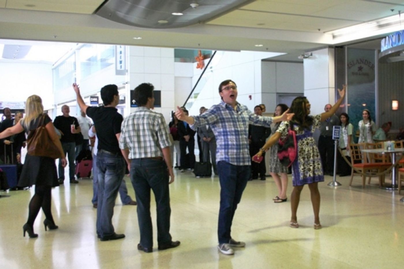 Photo Flash: Florida Grand Opera's Flash Mob at Miami Airport Photo Flash: Florida Grand Opera's Flash Mob at Miami Airport Image