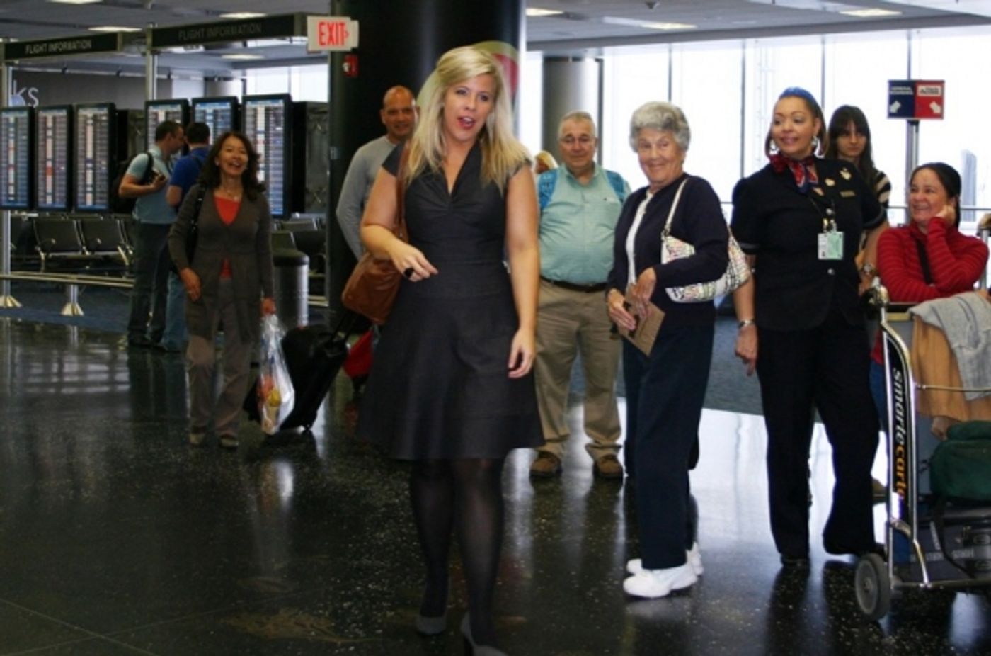 Photo Flash: Florida Grand Opera's Flash Mob at Miami Airport Photo Flash: Florida Grand Opera's Flash Mob at Miami Airport Image