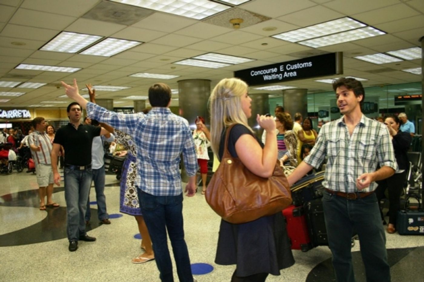 Photo Flash: Florida Grand Opera's Flash Mob at Miami Airport Photo Flash: Florida Grand Opera's Flash Mob at Miami Airport Image