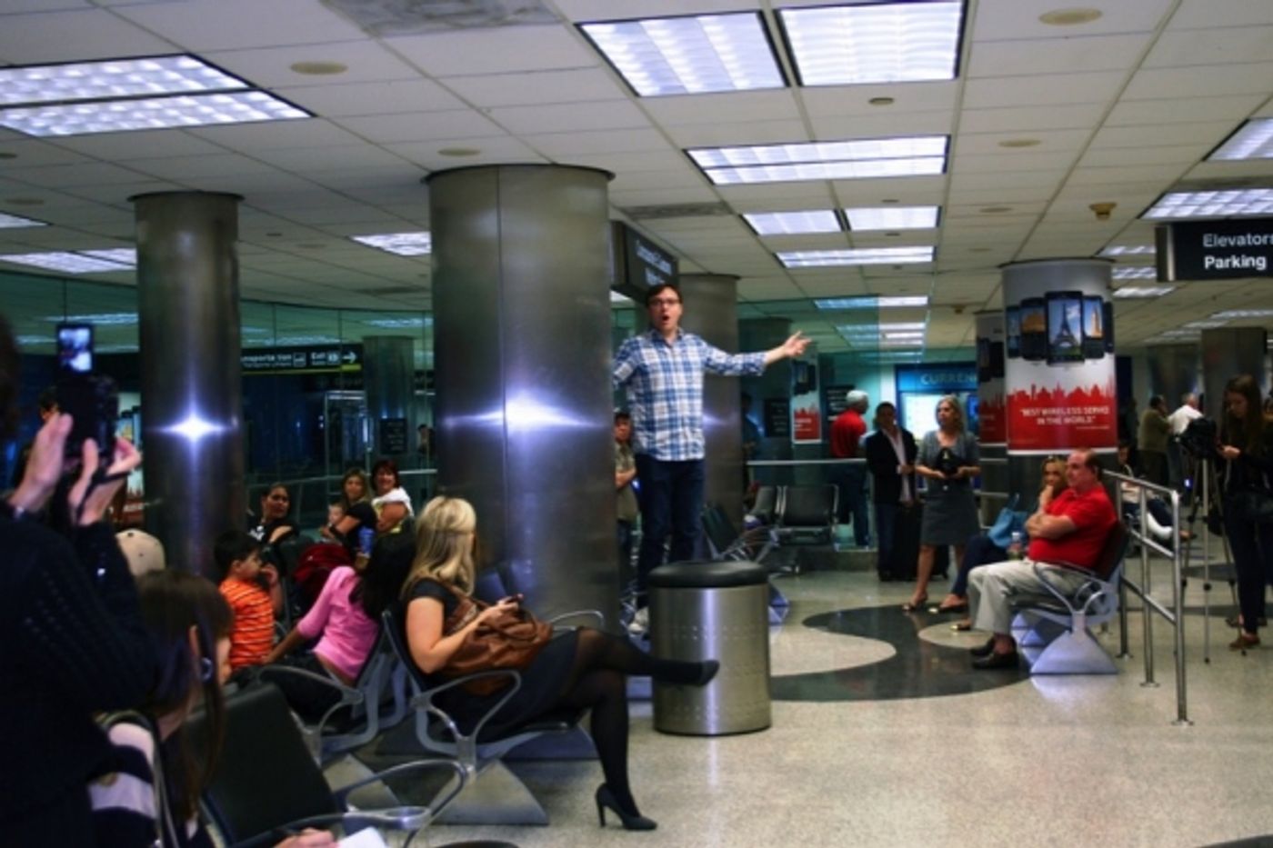 Photo Flash: Florida Grand Opera's Flash Mob at Miami Airport Photo Flash: Florida Grand Opera's Flash Mob at Miami Airport Image